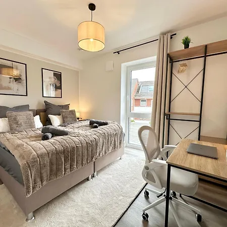 Harmony Homes - Naehe Bahnhof - Terasse - Smart-tv - Naehe Hamburg & Flughafen