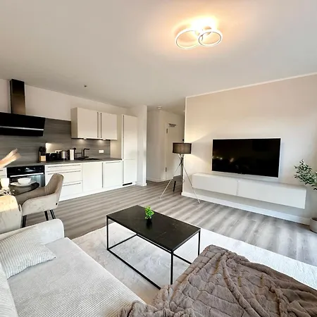 Harmony Homes - Naehe Bahnhof - Terasse - Smart-tv - Naehe Hamburg & Flughafen Aparthotel *