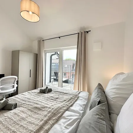 Harmony Homes - Naehe Bahnhof - Terasse - Smart-tv - Naehe Hamburg & Flughafen 3*
