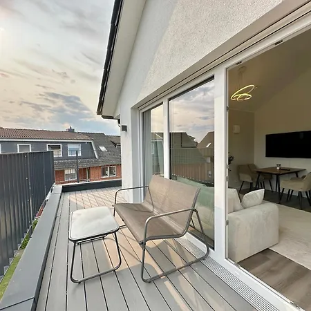 아파트호텔 Harmony Homes - Naehe Bahnhof - Terasse - Smart-tv - Naehe Hamburg & Flughafen *